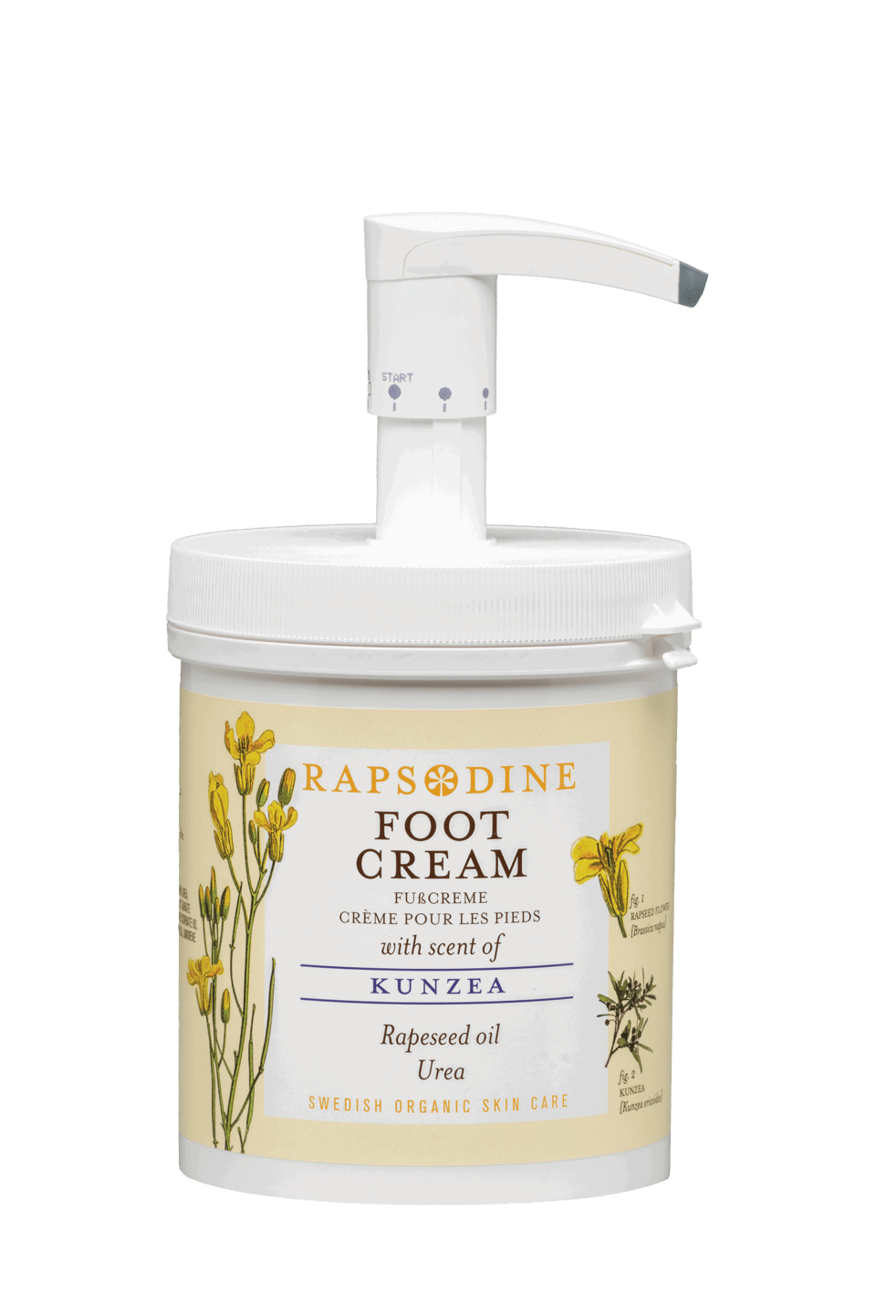 Rapsodine Foot cream Dose mit Spender 1000 ml