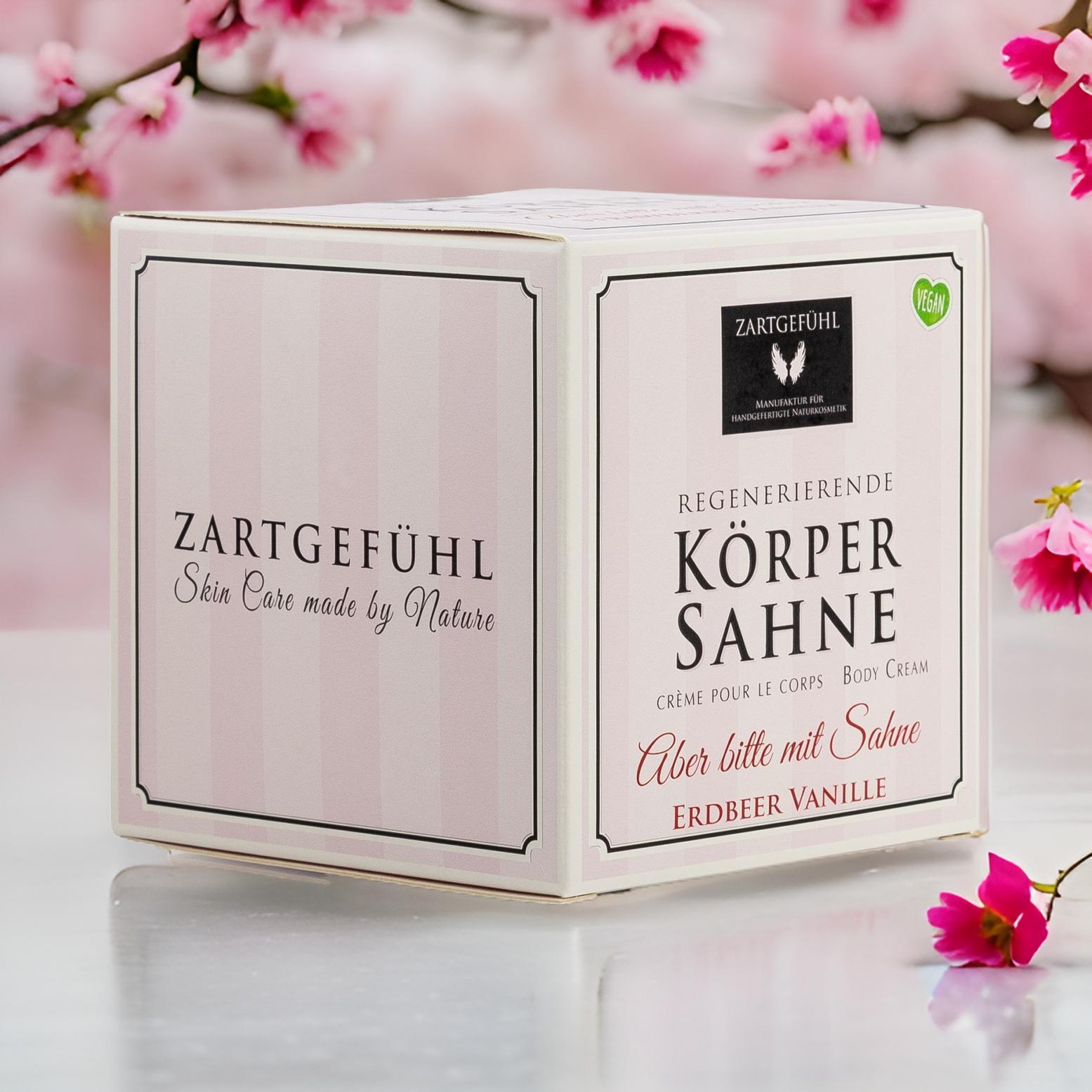 ZARTGEFÜHL Körpersahne "Aber bitte mit Sahne" Duftrichtung Erdbeer/Vanille 300 ml ZARTGEFÜHL Körpersahne "Aber bitte mit Sahne" Duftrichtung Erdbeer/Vanille 300 ml