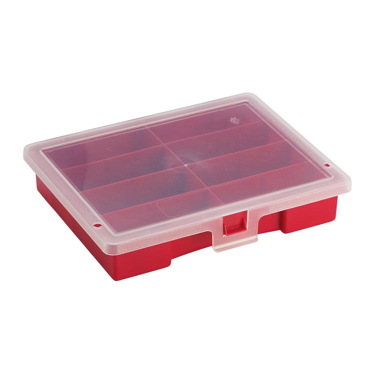 Pedibaehr Sortimentbox rot leer / 8 Fächer 180x150x36 mm Pedibaehr Sortimentbox rot leer / 8 Fächer 180x150x36 mm