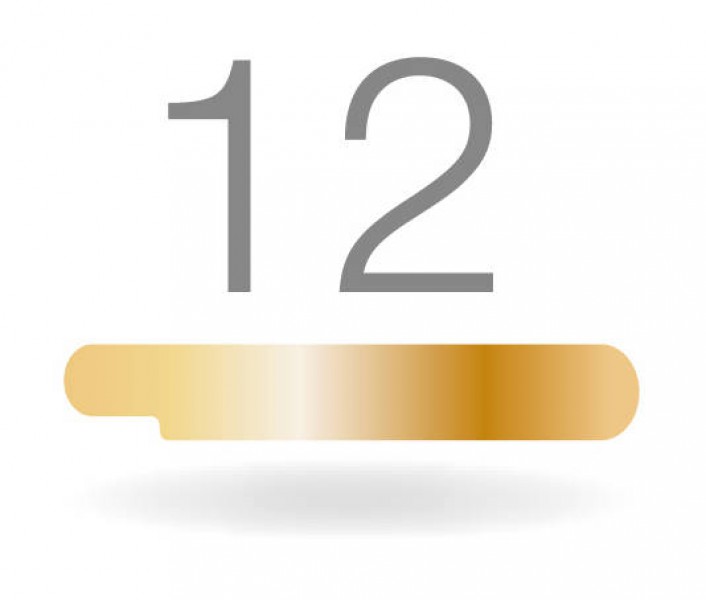 RUCK Nagelkorrektur Goldstadt professional Halbspange Gr. 12 Stärke 0,1 / 0,15 mm RUCK Nagelkorrektur Goldstadt professional Halbspange Gr. 12 Stärke 0,1 / 0,15 mm