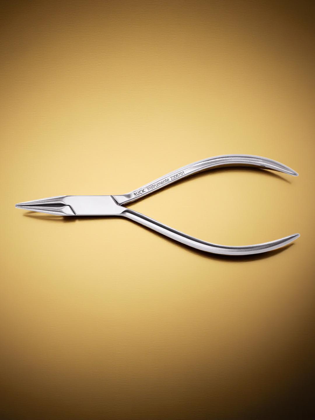 RUCK INSTRUMENTE Rundzange, Edelstahl rostfrei, Länge 14 cm