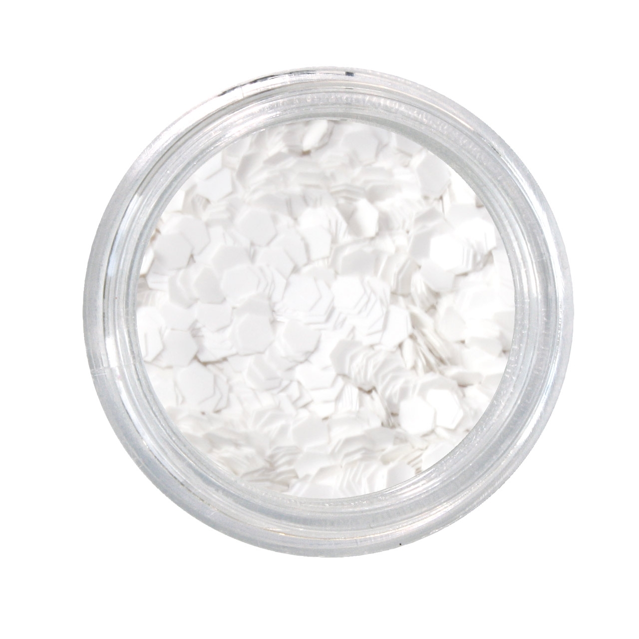 BAEHR BEAUTY CONCEPT NAILS Nailglitter Midi Sechseck white BAEHR BEAUTY CONCEPT NAILS Nailglitter Midi Sechseck white