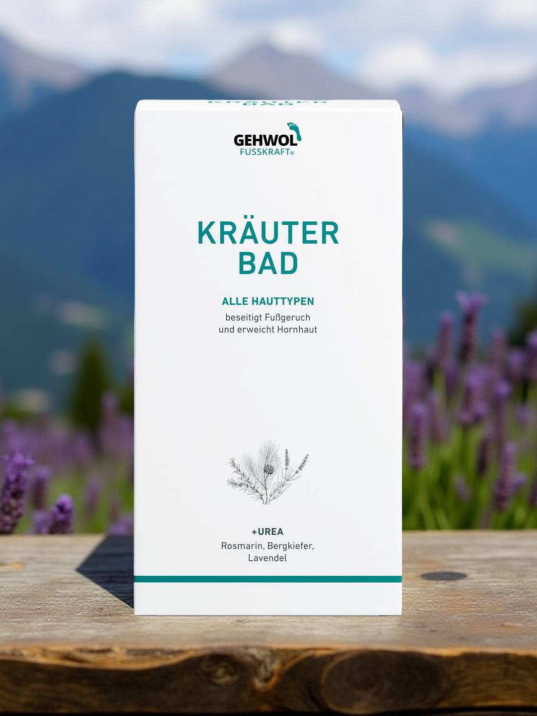 GEHWOL FUSSKRAFT Kräuterbad Faltschachtel 400 g