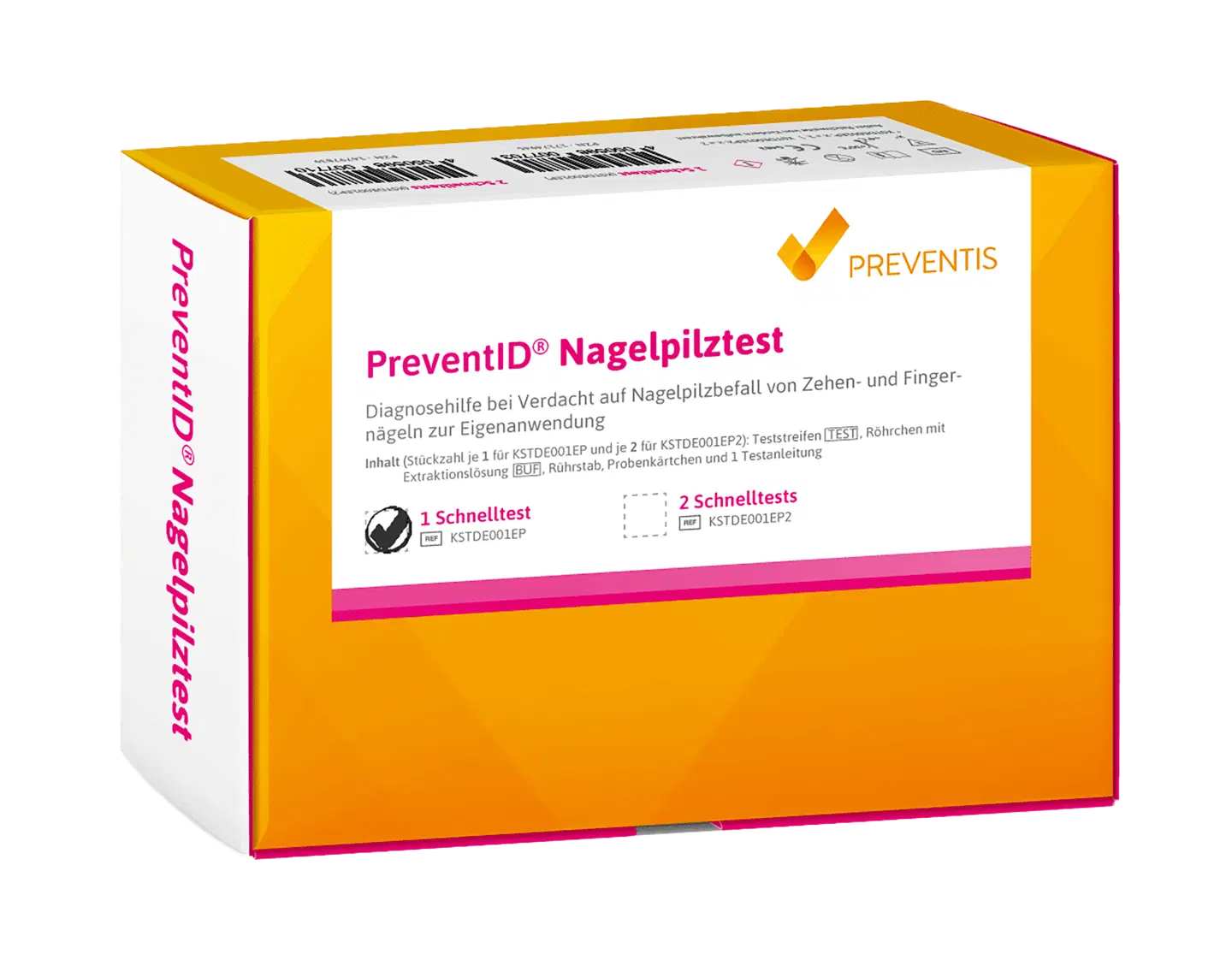 PREVENTIS PreventID Nagelpilztest 1 Stück Schnelltest