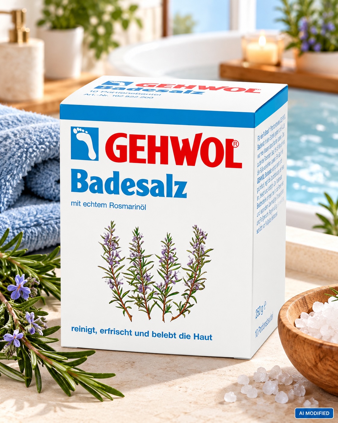 GEHWOL Badesalz 10 Portionsbeutel a 20 g