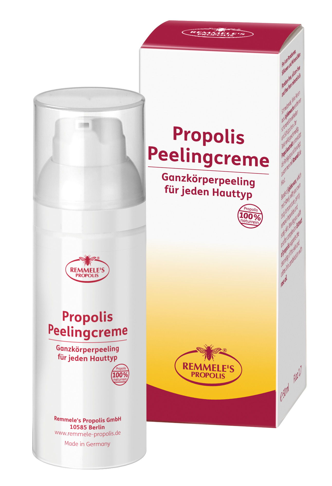 🐝 REMMELE`s PROPOLIS Peeling Creme 50 ml 🐝 REMMELE`s PROPOLIS Peeling Creme 50 ml