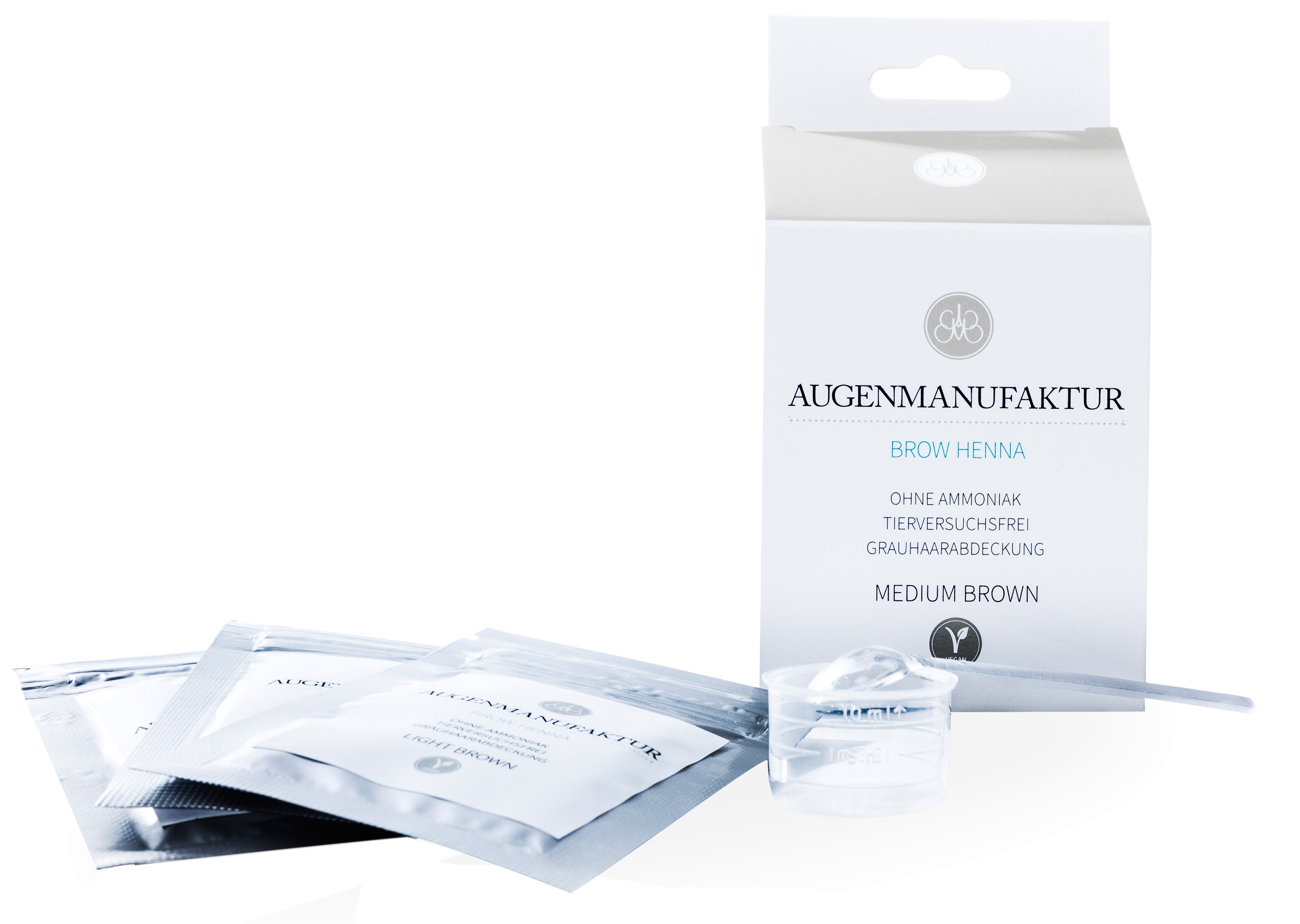 AUGENMANUFAKTUR Brow Henna Augenbrauenpulver Med Brown 3 x 1 g AUGENMANUFAKTUR Brow Henna Augenbrauenpulver Med Brown 3 x 1 g