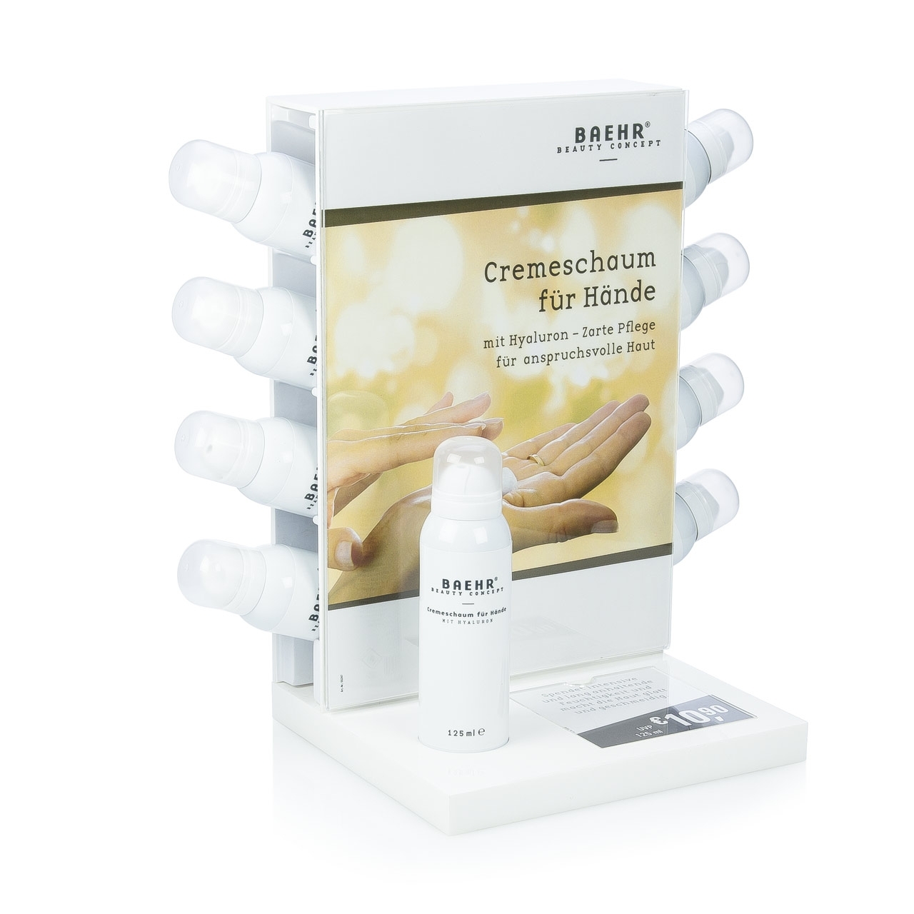BAEHR BEAUTY CONCEPT - V-Displaybestückt, Cremeschaum Hand BAEHR BEAUTY CONCEPT - V-Displaybestückt, Cremeschaum Hand