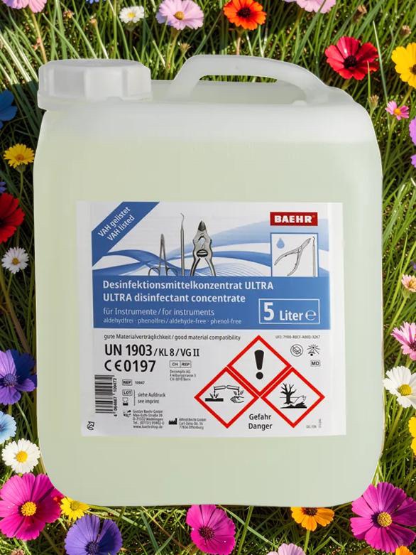BAEHR Desinfektionsmittelkonzentrat ULTRA für Instrumente 5000 ml