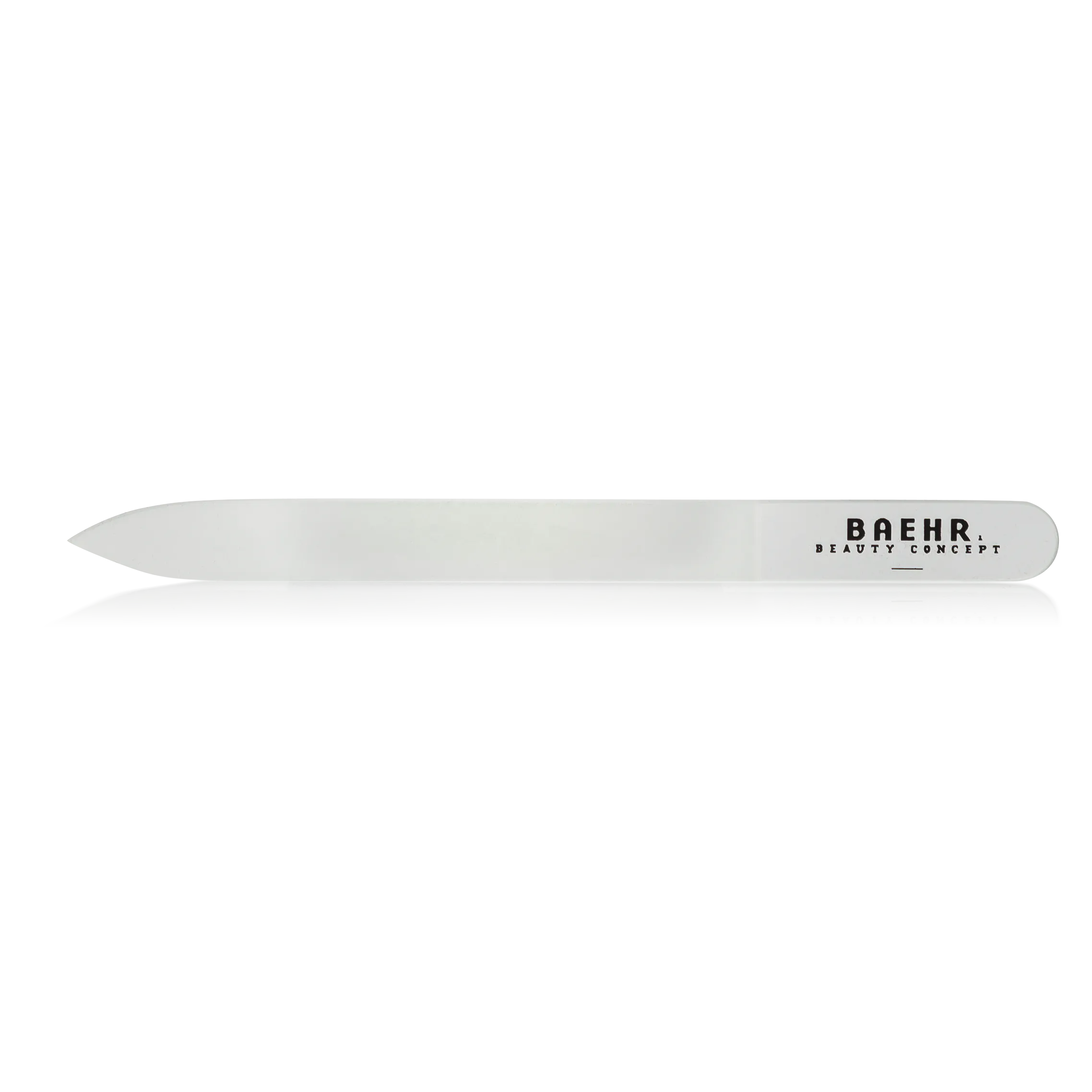 BAEHR BEAUTY CONCEPT Glasnagelfeile mit Logo im Samt-Etui, 1 Pack (5 Stk.)