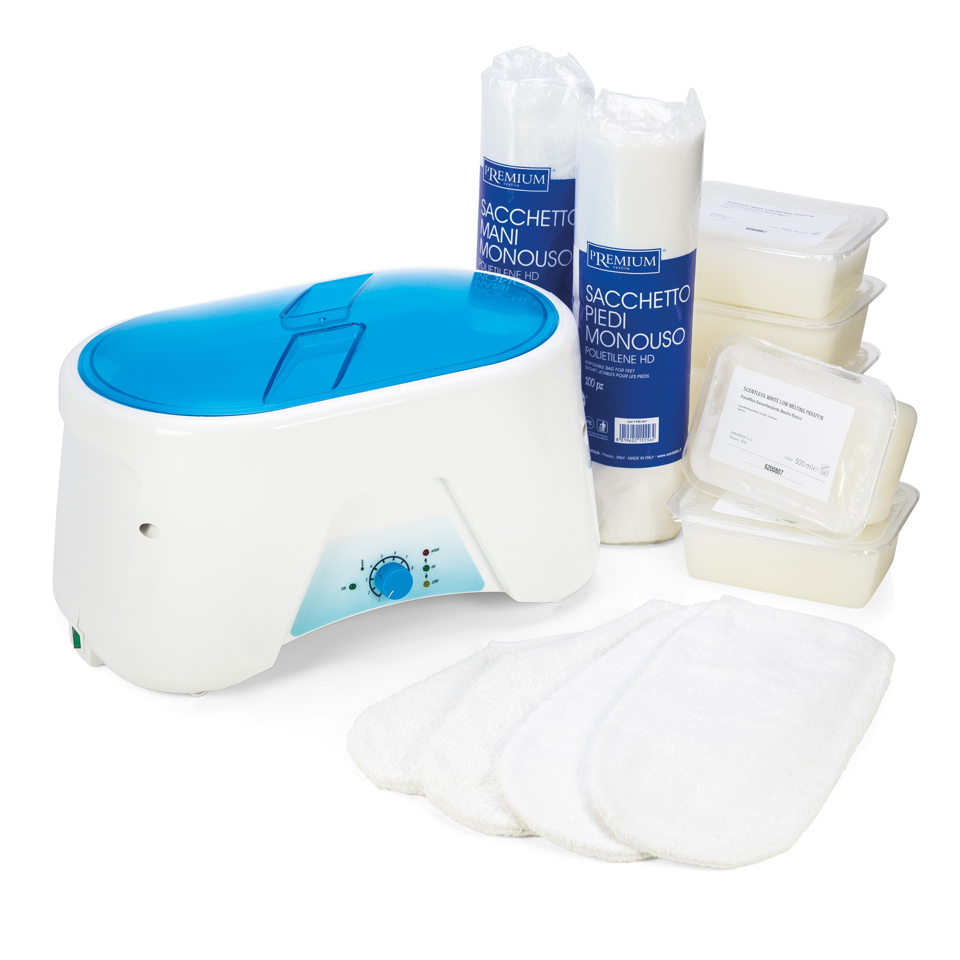 Paraffin-Erwärmungsgerät CRYSTAL für Füße und Hände Paraffin-Erwärmungsgerät CRYSTAL für Füße und Hände
