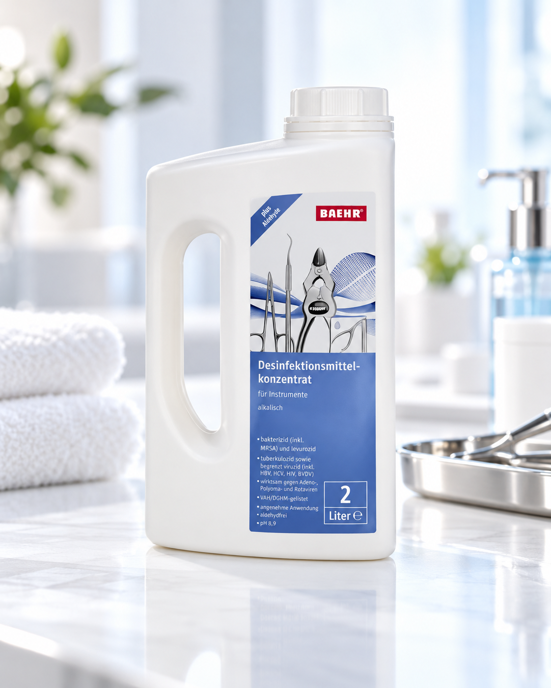 BAEHR Desinfektionsmittelkonzentrat für Instrumente 2000 ml