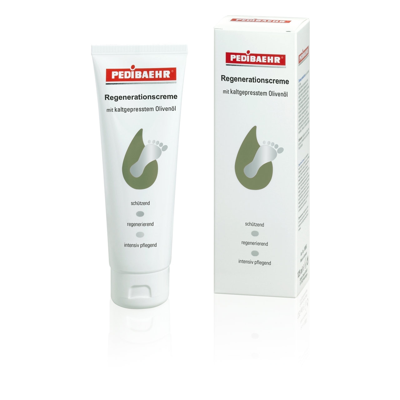 PEDIBAEHR - Regenerationscreme mit kaltgepresstem Olivenöl, 125 ml PEDIBAEHR - Regenerationscreme mit kaltgepresstem Olivenöl, 125 ml
