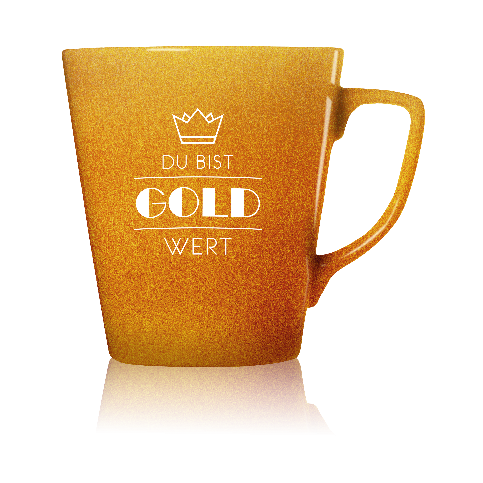 BAEHR Goldtasse - Du bist mir Gold wert