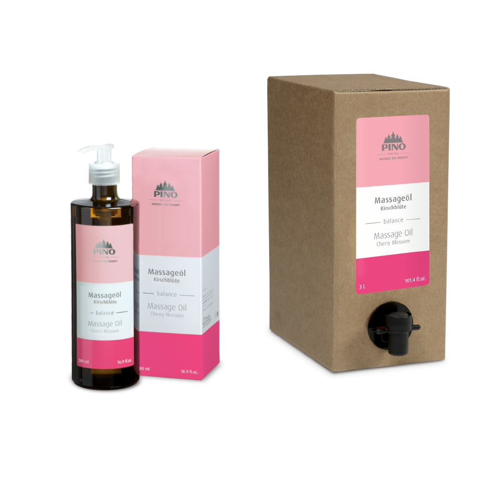 PINO naturreine Aroma Massageöle Kirschblüte - balance 3 l PINO naturreine Aroma Massageöle Kirschblüte - balance 3 l