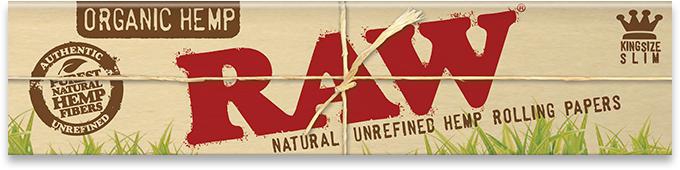 32 Blätter pro Packung RAW papers | Organic Hemp Kingsize Slim | 32 Blätter pro Packung