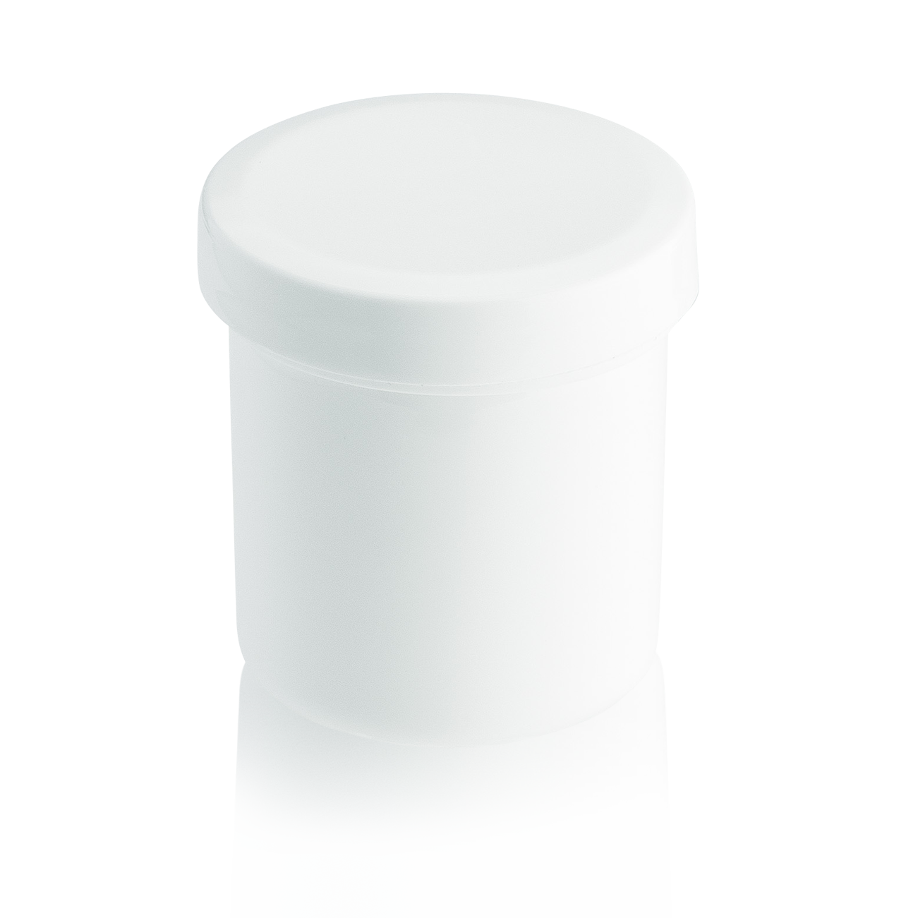 Cremetöpfchen weiß, leer, bis 12 ml, 1 Pack (10 Stk.)  Cremetöpfchen weiß, leer, bis 12 ml, 1 Pack (10 Stk.)