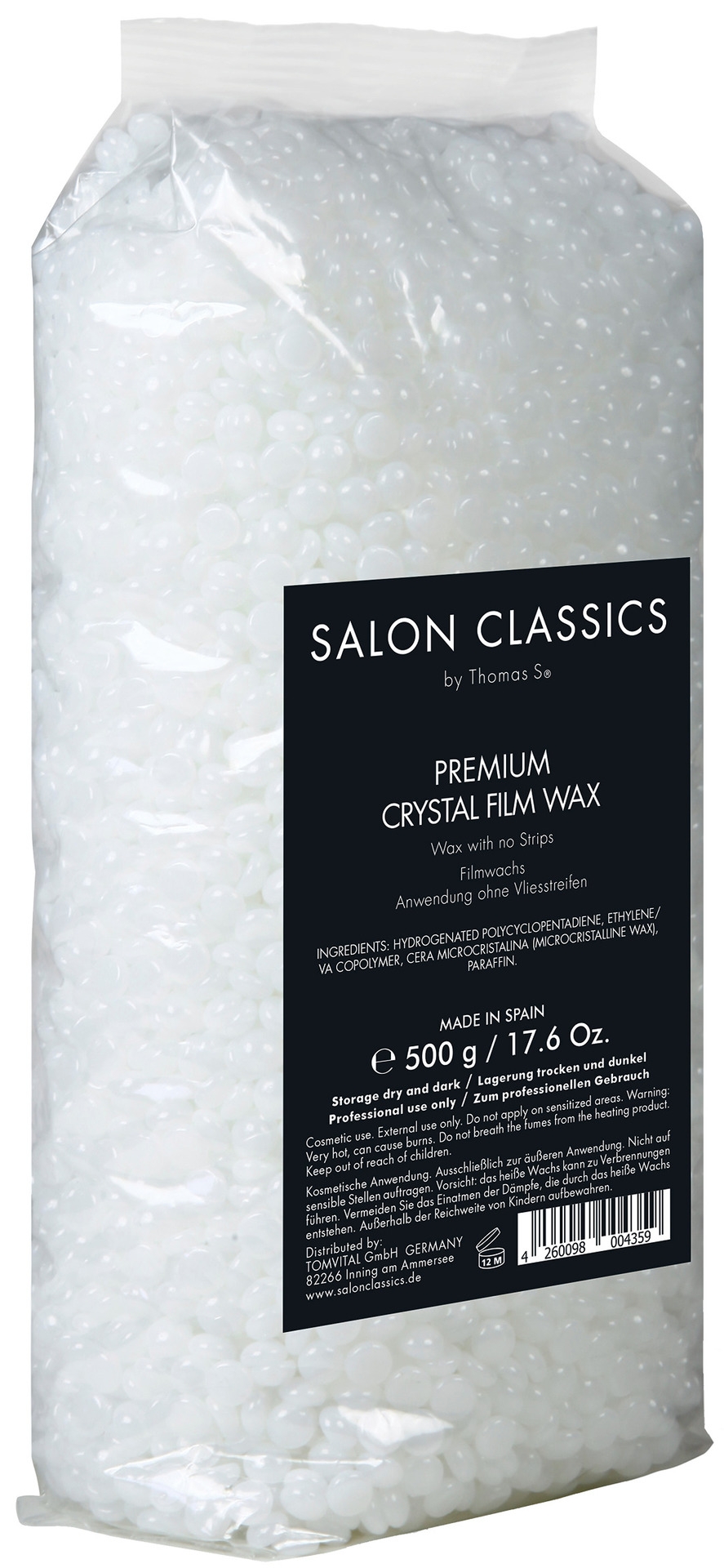 Salon Classics Crystal Film Wax Pearls | 500 g Salon Classics Crystal Film Wax Pearls | 500 g