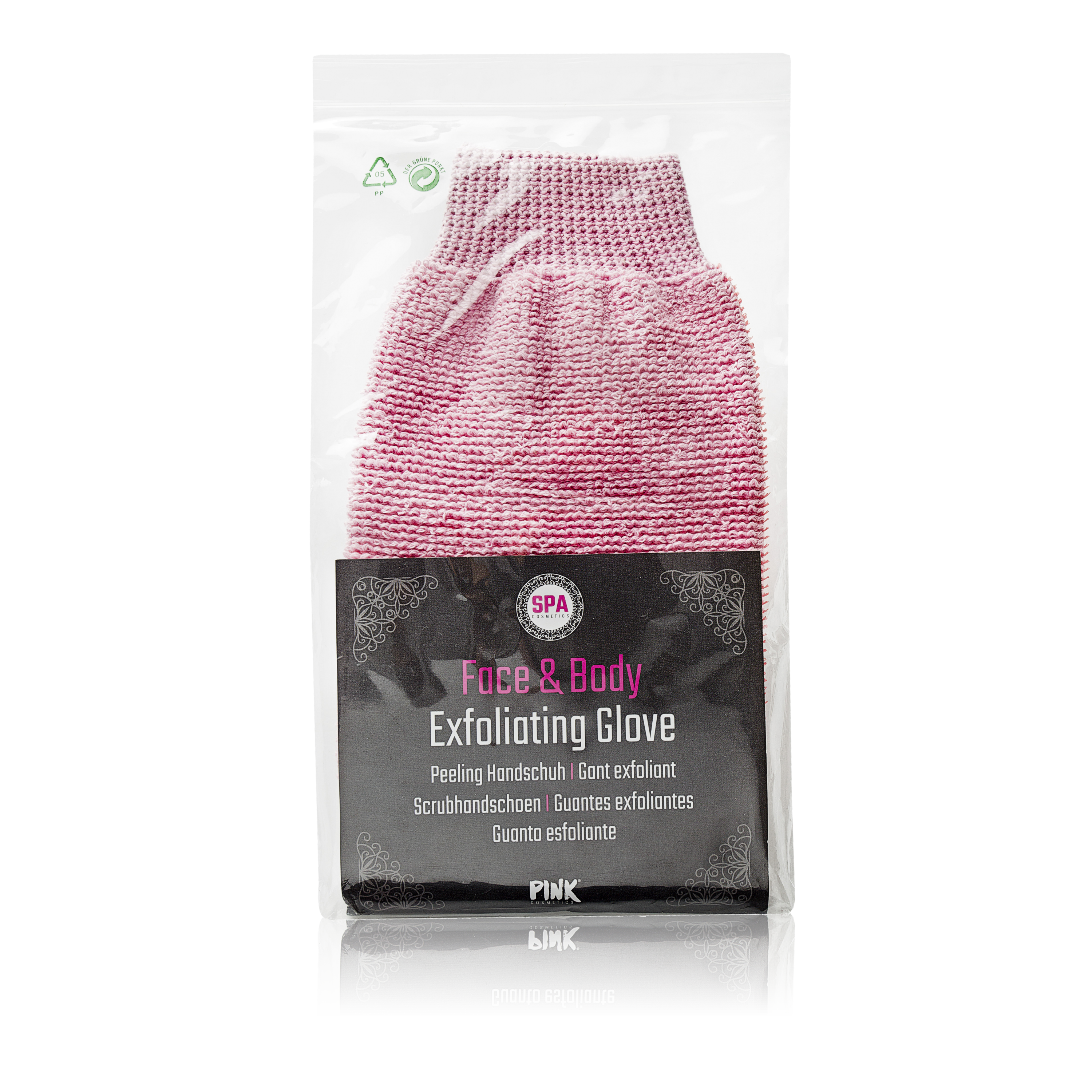 PINK COSMETICS Face & Body Peeling-Handschuh – Pink PINK COSMETICS Face & Body Peeling-Handschuh – Pink