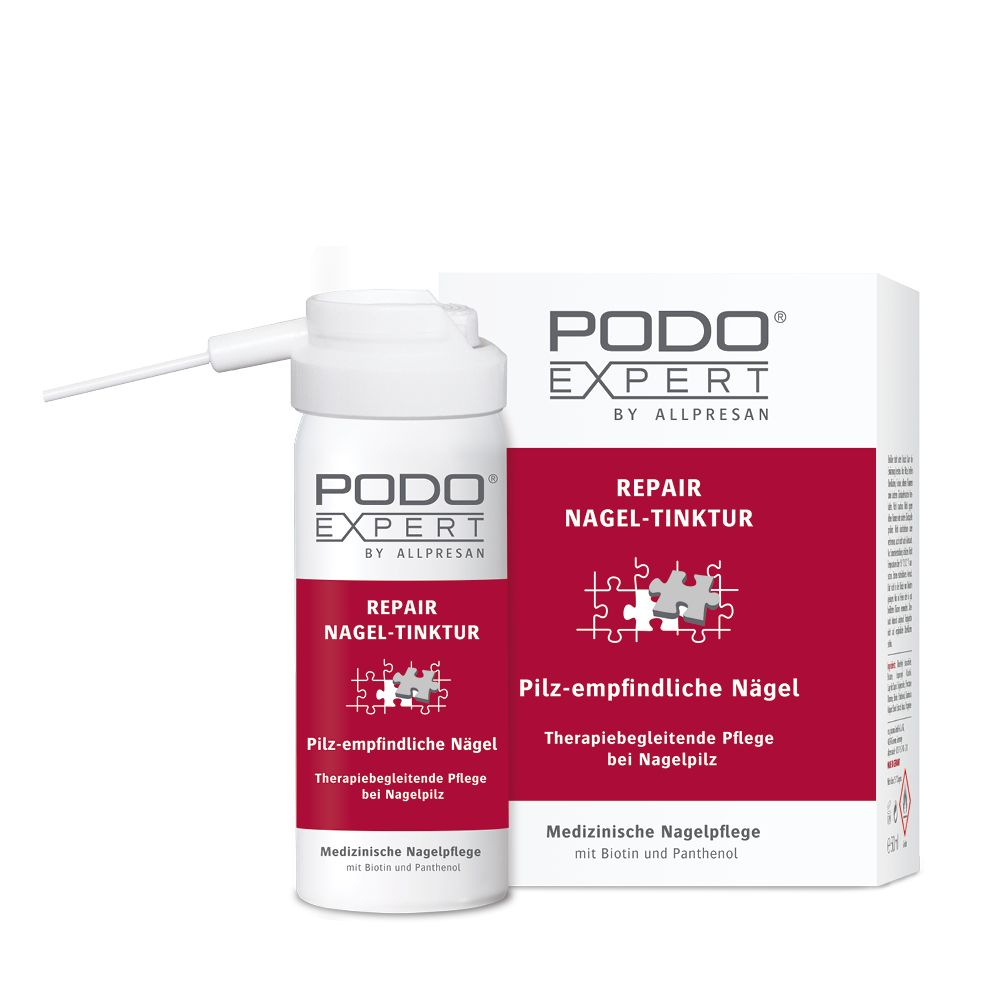 Allpresan PODOEXPERT Repair Nagel-Tinktur, therapiebegleitende Pflege bei Fußpilz, 50 ml