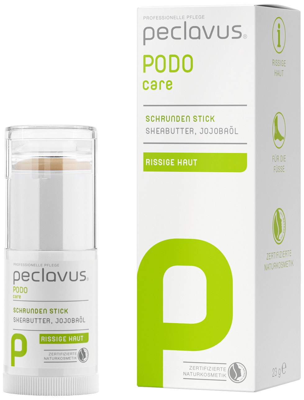 Peclavus PODOcare Schrunden Stick | 23 g (Staffelpreis)