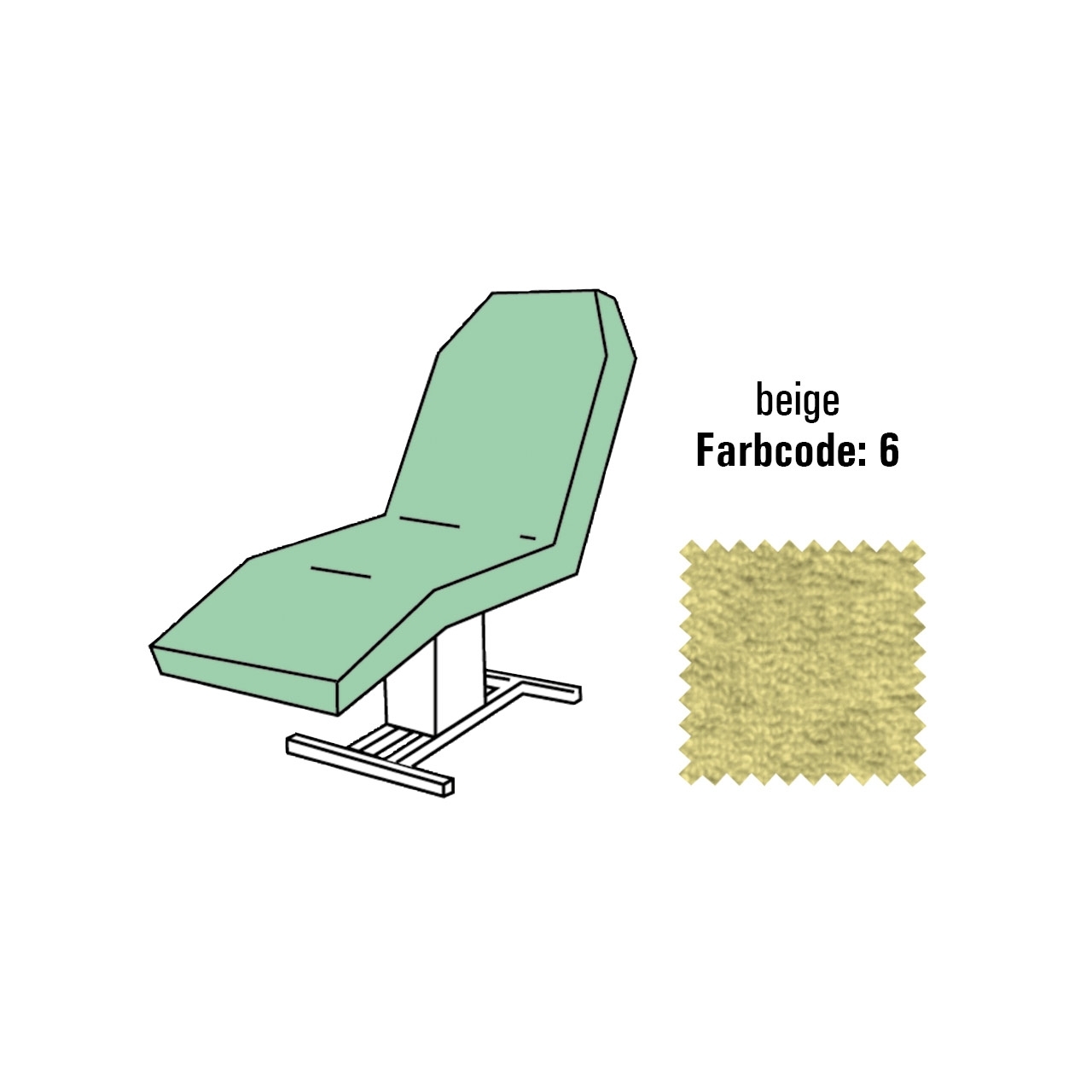 BAEHR Liegenbezug UNIVERSAL beige L: Bis 205cm ; B: bis 60cm