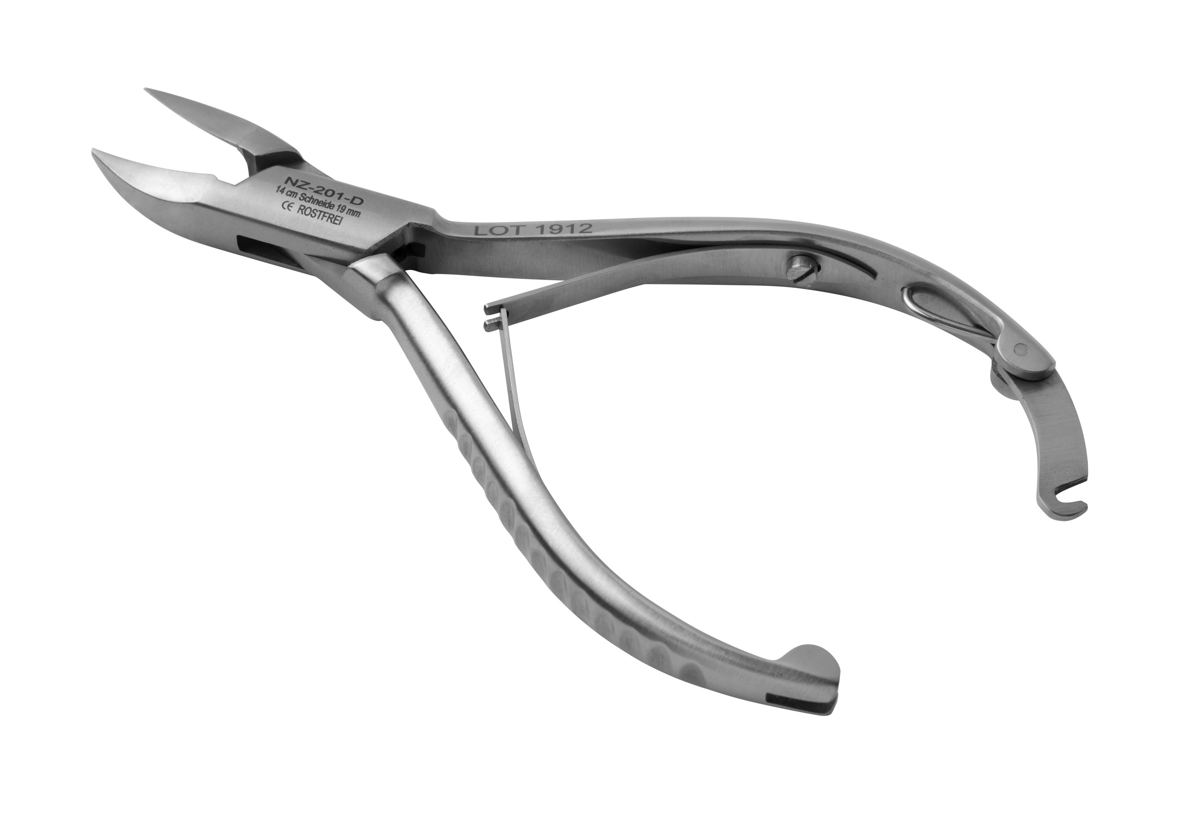 Tadelia® Professional Nagelzange für diabetische Fußpflege | NZ-201-D | Länge 14 cm Schneide 19 mm  Tadelia® Professional Nagelzange für diabetische Fußpflege | NZ-201-D | Länge 14 cm Schneide 19 mm