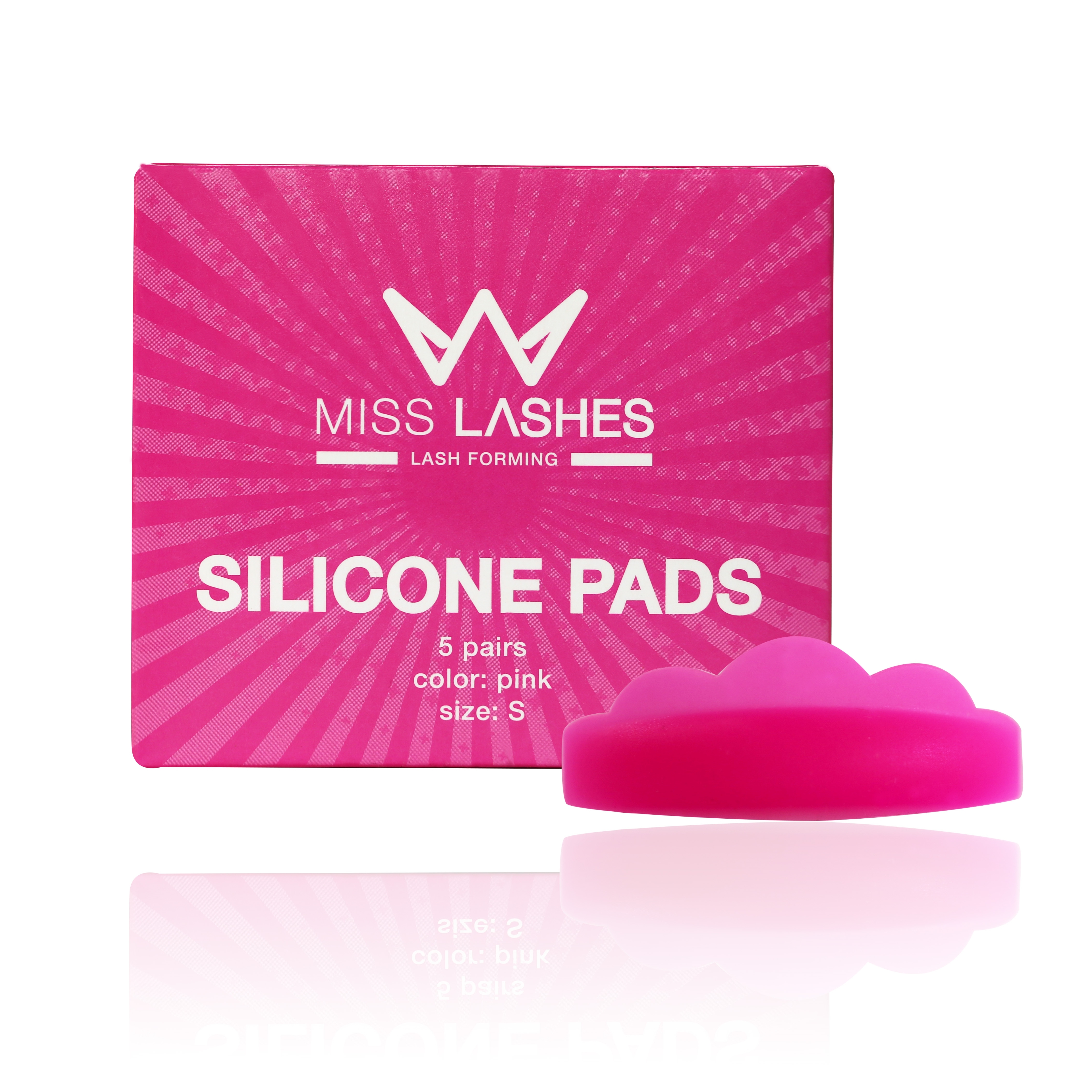 MISS LASHES Silikon Pads Pink S 5 Paare MISS LASHES Silikon Pads Pink S 5 Paare