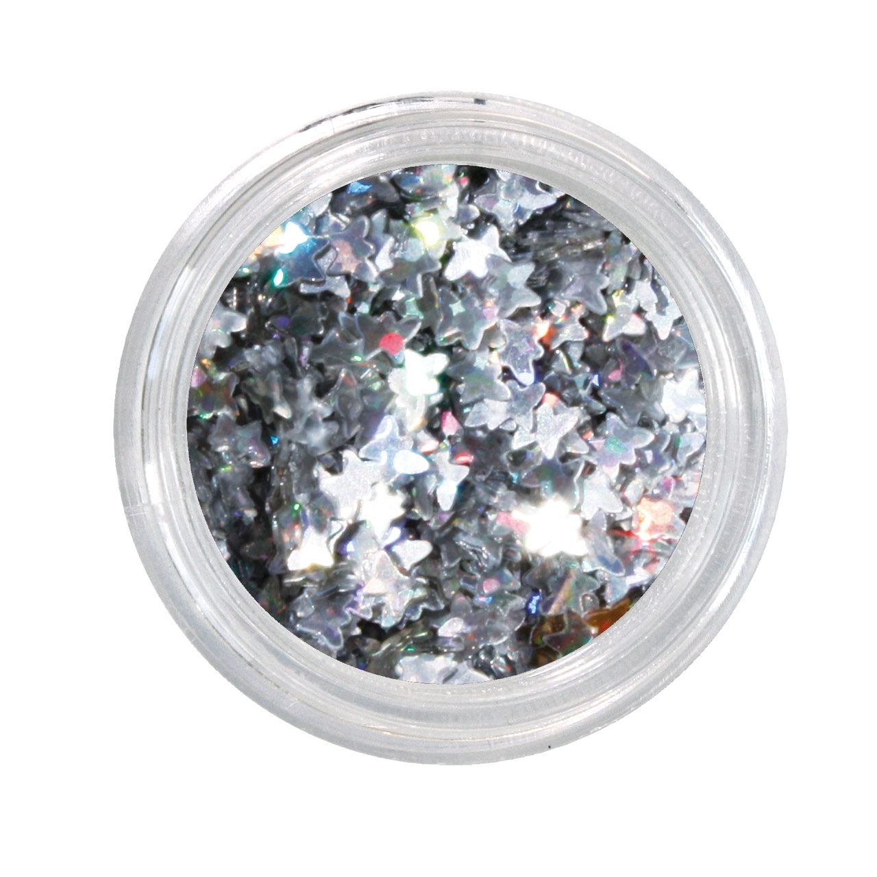 BAEHR BEAUTY CONCEPT NAILS Nailglitter Stars silver