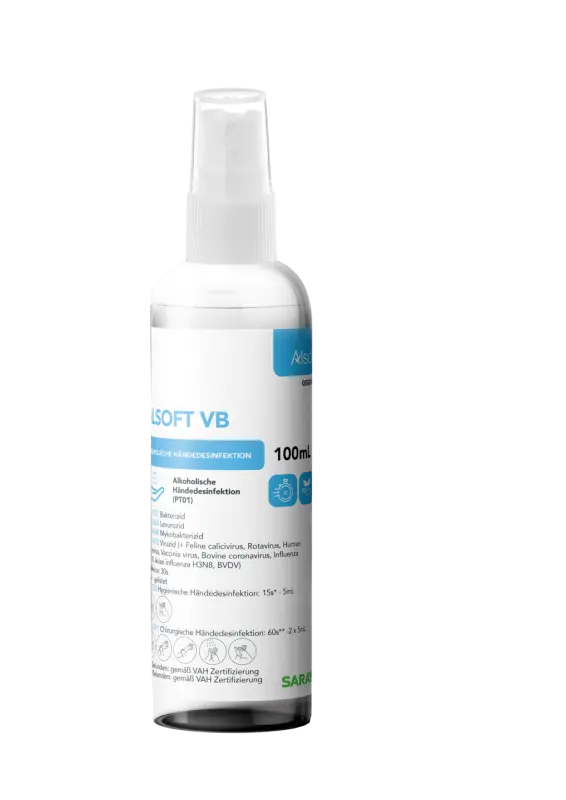 Saraya Alsoft VB Händedesinfektion 100 ml Saraya Alsoft VB Händedesinfektion 100 ml