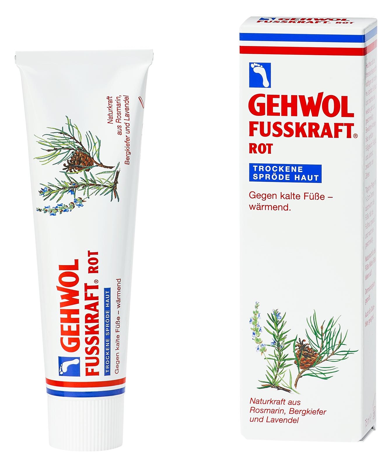 GEHWOL FUSSKRAFT ROT für Trockene Haut | 6x 75 ml (450 ml) GEHWOL FUSSKRAFT ROT für Trockene Haut | 6x 75 ml (450 ml)