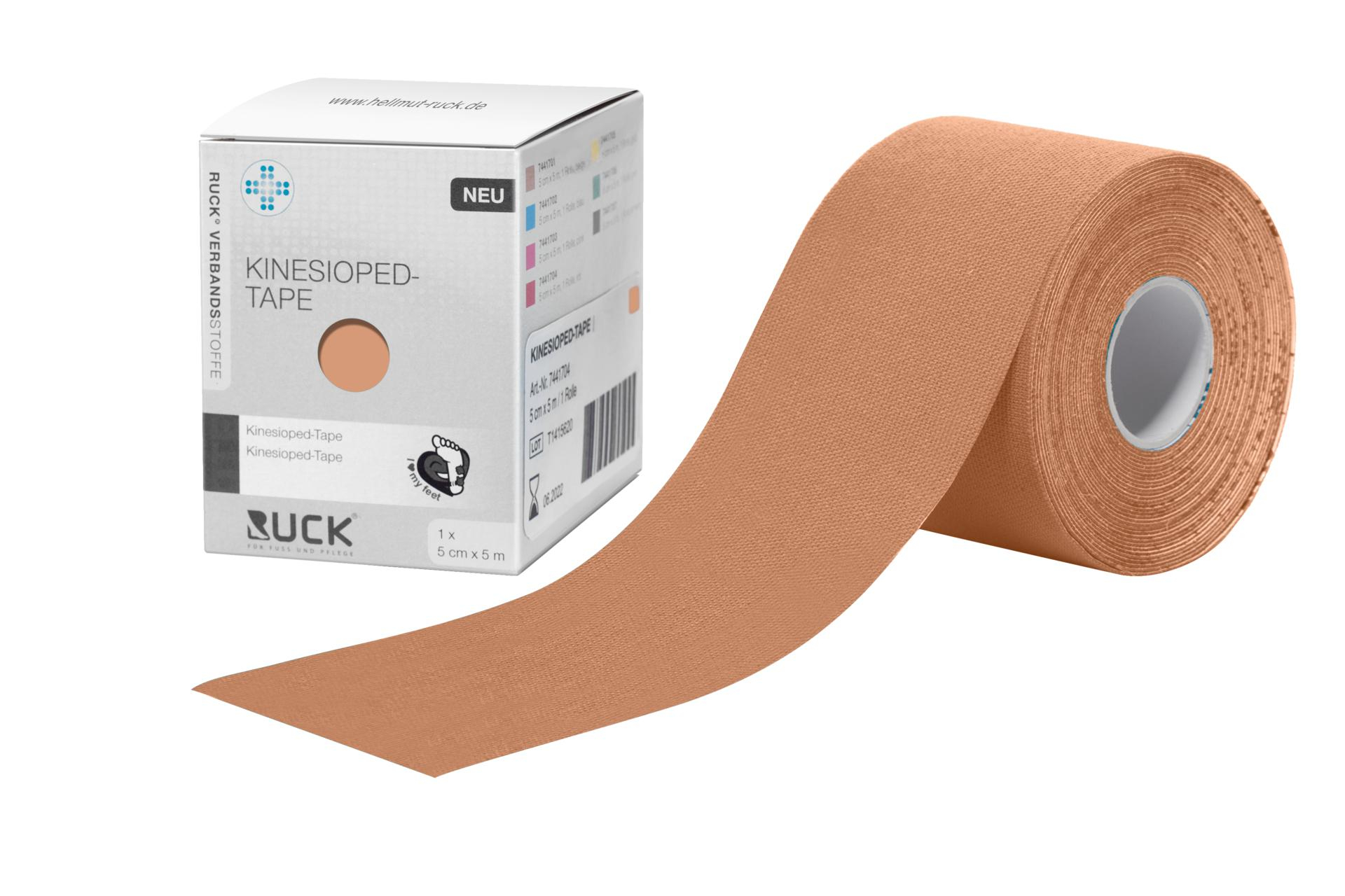 KINESIOPED-Tape 5 cm x 5 m, 1 Rolle beige KINESIOPED-Tape 5 cm x 5 m, 1 Rolle beige