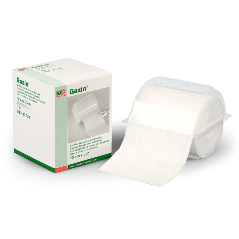 Gazin Verbandmull im Spender 10 cm / 5 m  Gazin Verbandmull im Spender 10 cm / 5 m