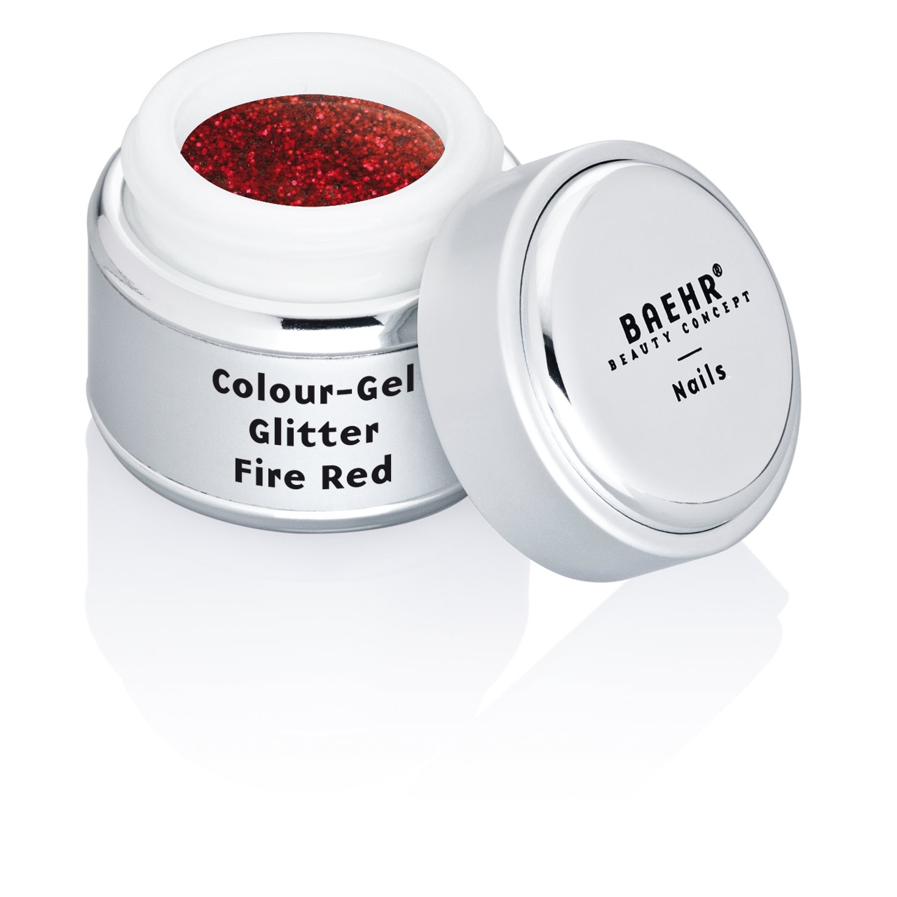 BAEHR BEAUTY CONCEPT - NAILS Colour-Gel Glitter Fire Red 5 ml BAEHR BEAUTY CONCEPT - NAILS Colour-Gel Glitter Fire Red 5 ml
