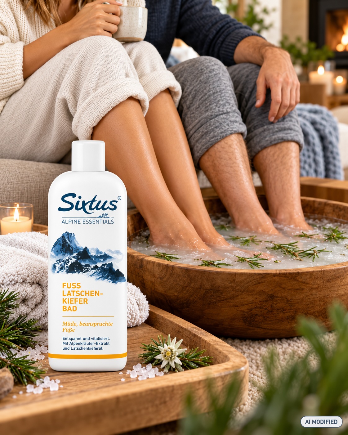 Sixtus Fuß LATSCHENKIEFER BAD 1 Liter