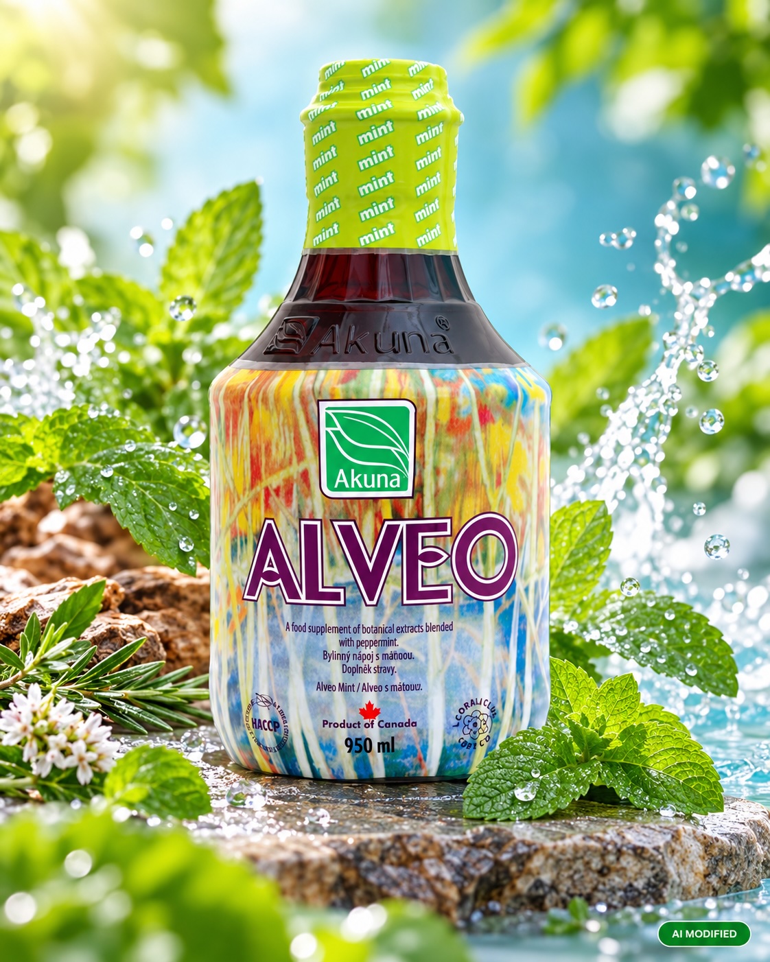 AKUNA ALVEO 950 ml mint