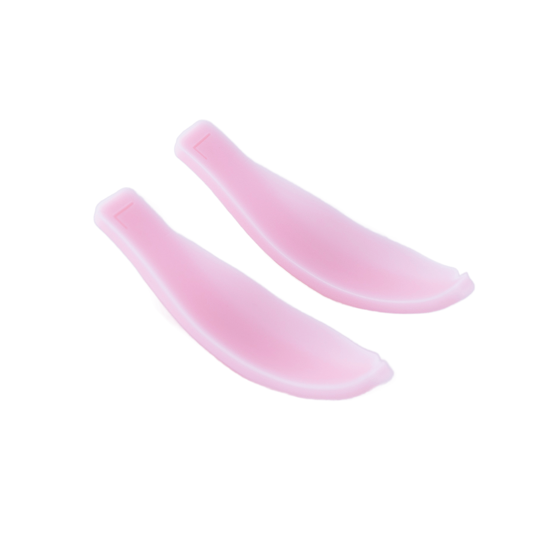 MISS LASHES Selbsthaftende Silikonpads in Rosa - L-Curl 4 Paare Gr. L