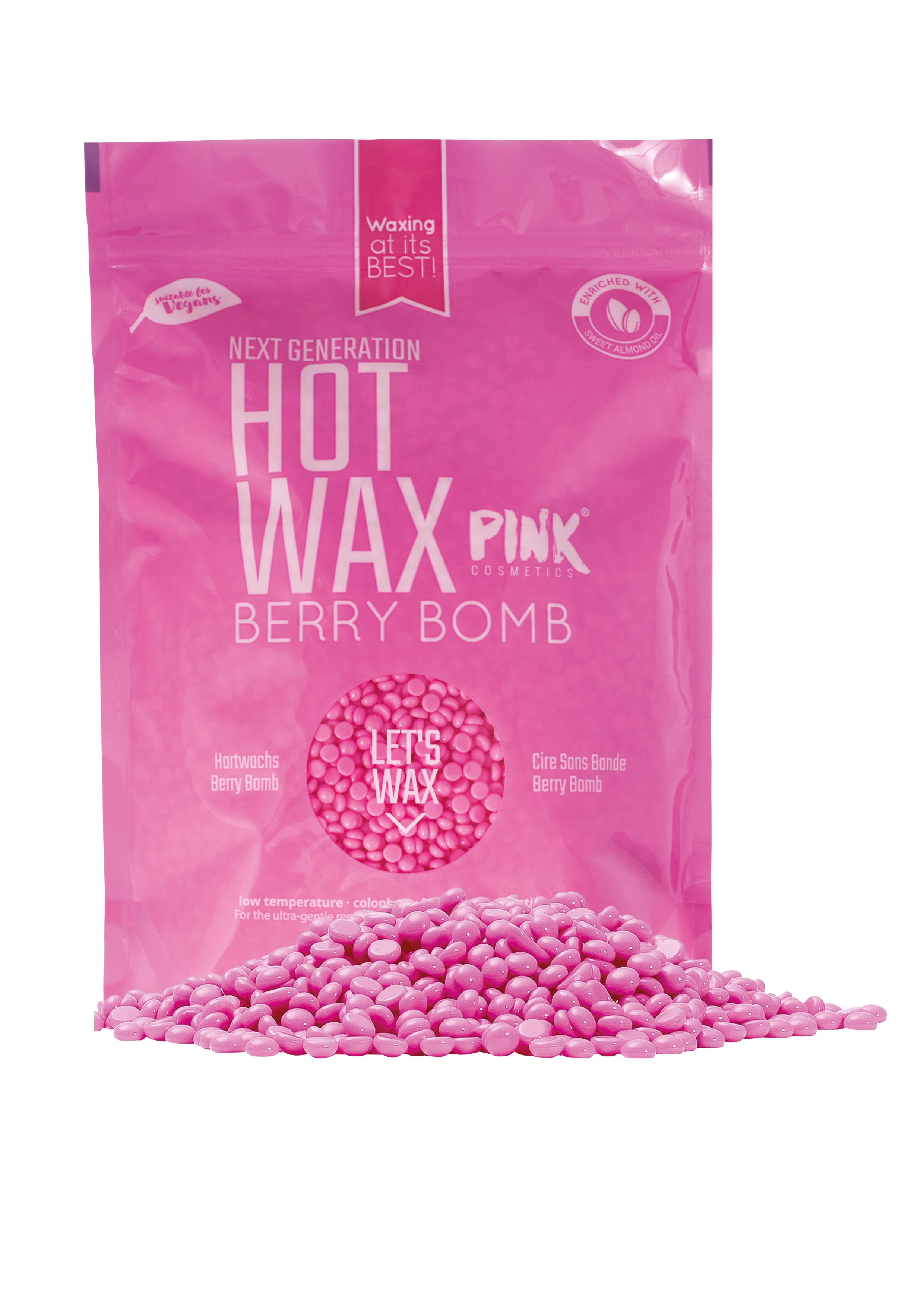 PINK COSMETICS Next Generation Berry Bomb Wax 800g