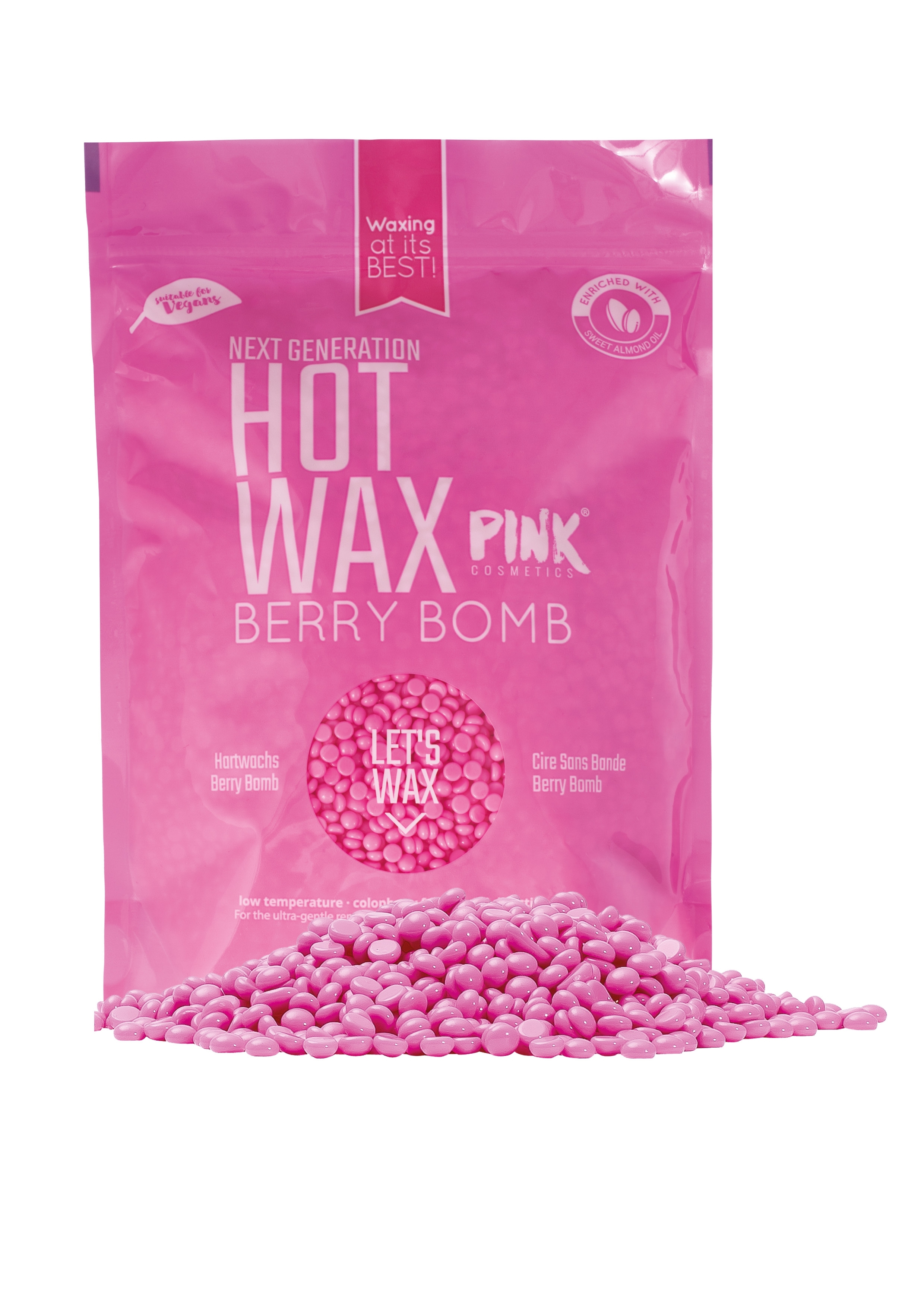 PINK COSMETICS Next Generation Berry Bomb Wax 800g PINK COSMETICS Next Generation Berry Bomb Wax 800g