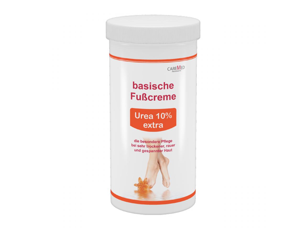 CareMed Basische Fußcreme UREA 10% extra 450 ml |  I´m Nature