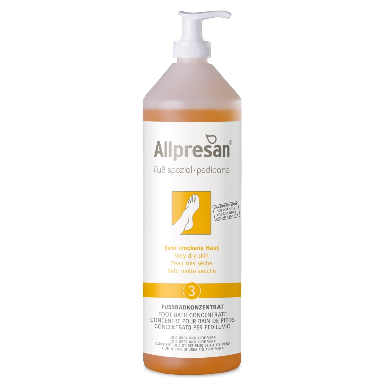 Allpresan fuß spezial-pedicare Fussbadekonzentrat 3 Sehr trockene Haut | 1000 ml Allpresan fuß spezial-pedicare Fussbadekonzentrat 3 Sehr trockene Haut | 1000 ml