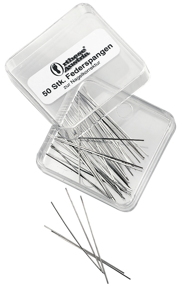 Orthese Austria Federspangen zur Nagelkorrektur 50 Stück Orthese Austria Federspangen zur Nagelkorrektur 50 Stück