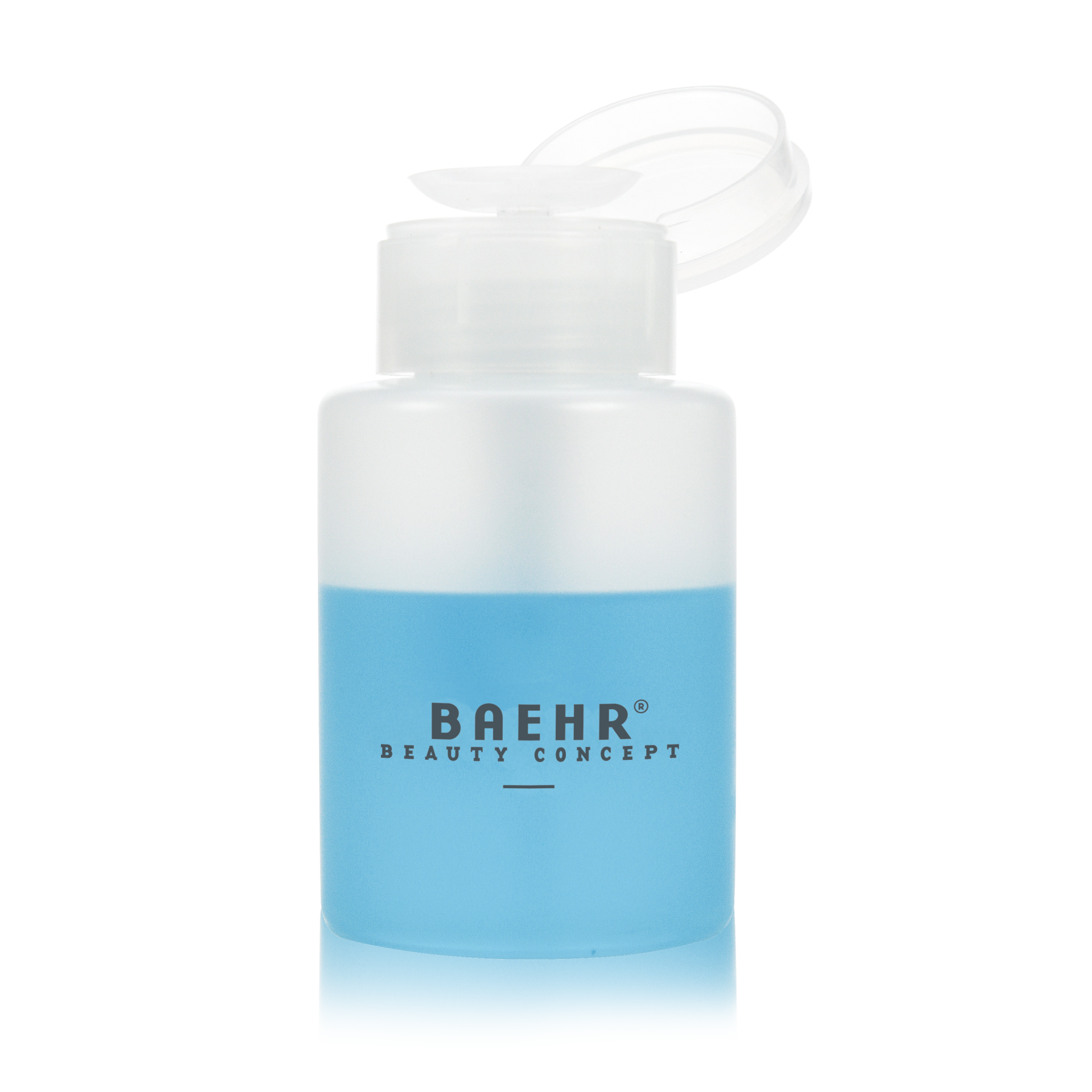 BAEHR Pumpdispender mit Logo für 150 ml leer BAEHR Pumpdispender mit Logo für 150 ml leer