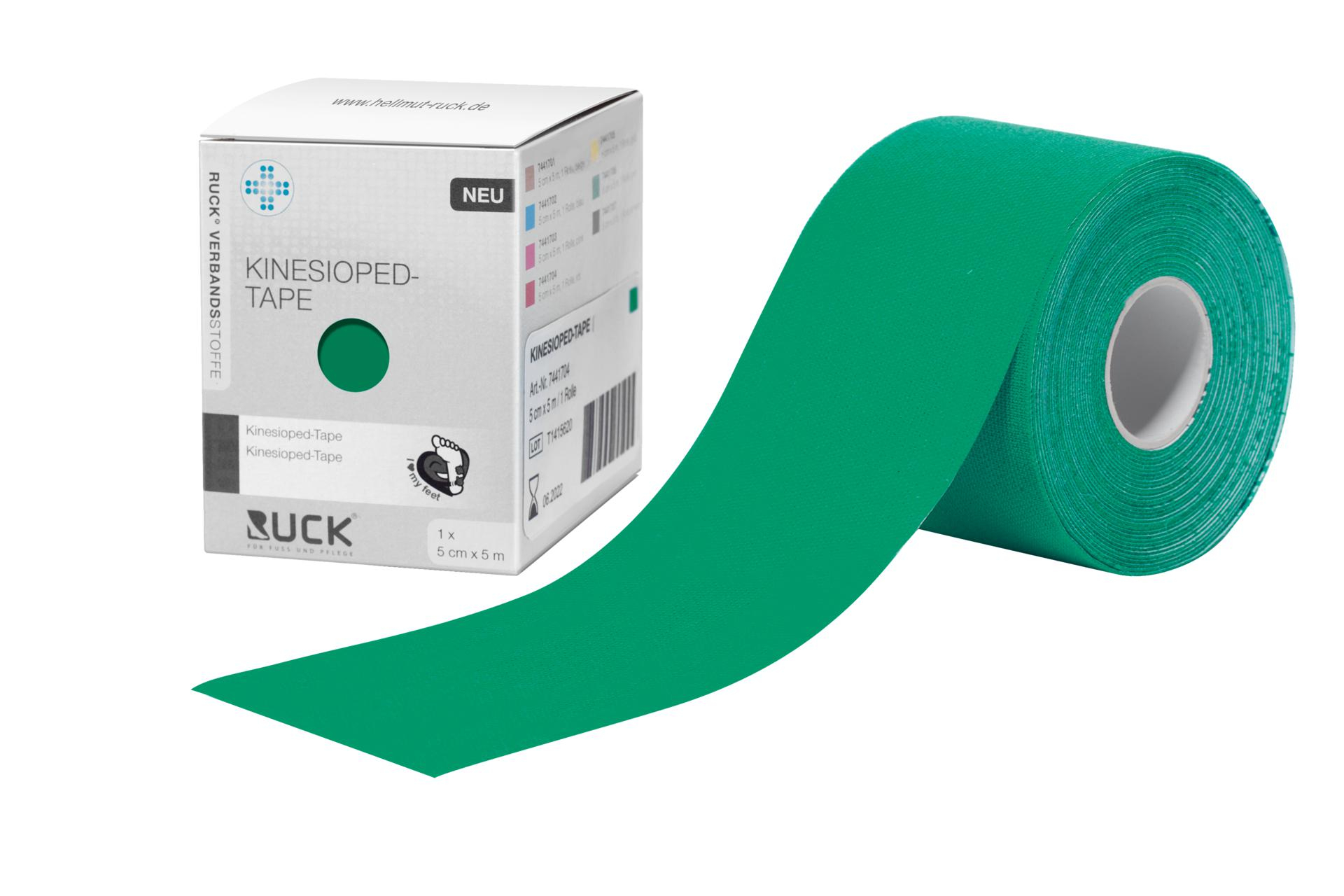 KINESIOPED-Tape 5 cm x 5 m, 1 Rolle grün KINESIOPED-Tape 5 cm x 5 m, 1 Rolle grün