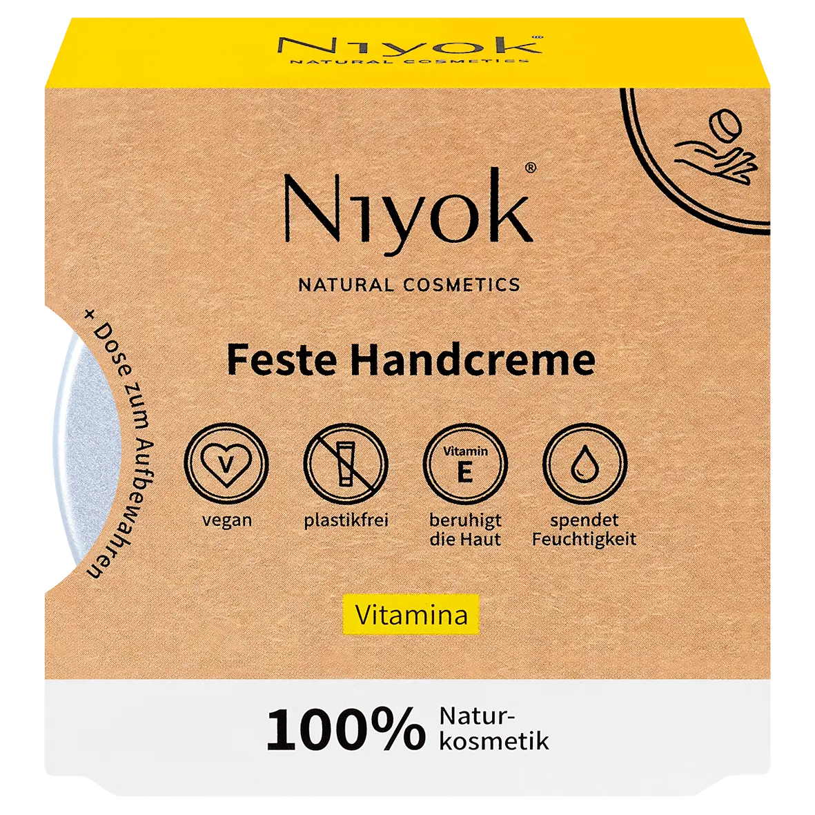 Niyok Feste Handcreme, 50 g, VITAMINA