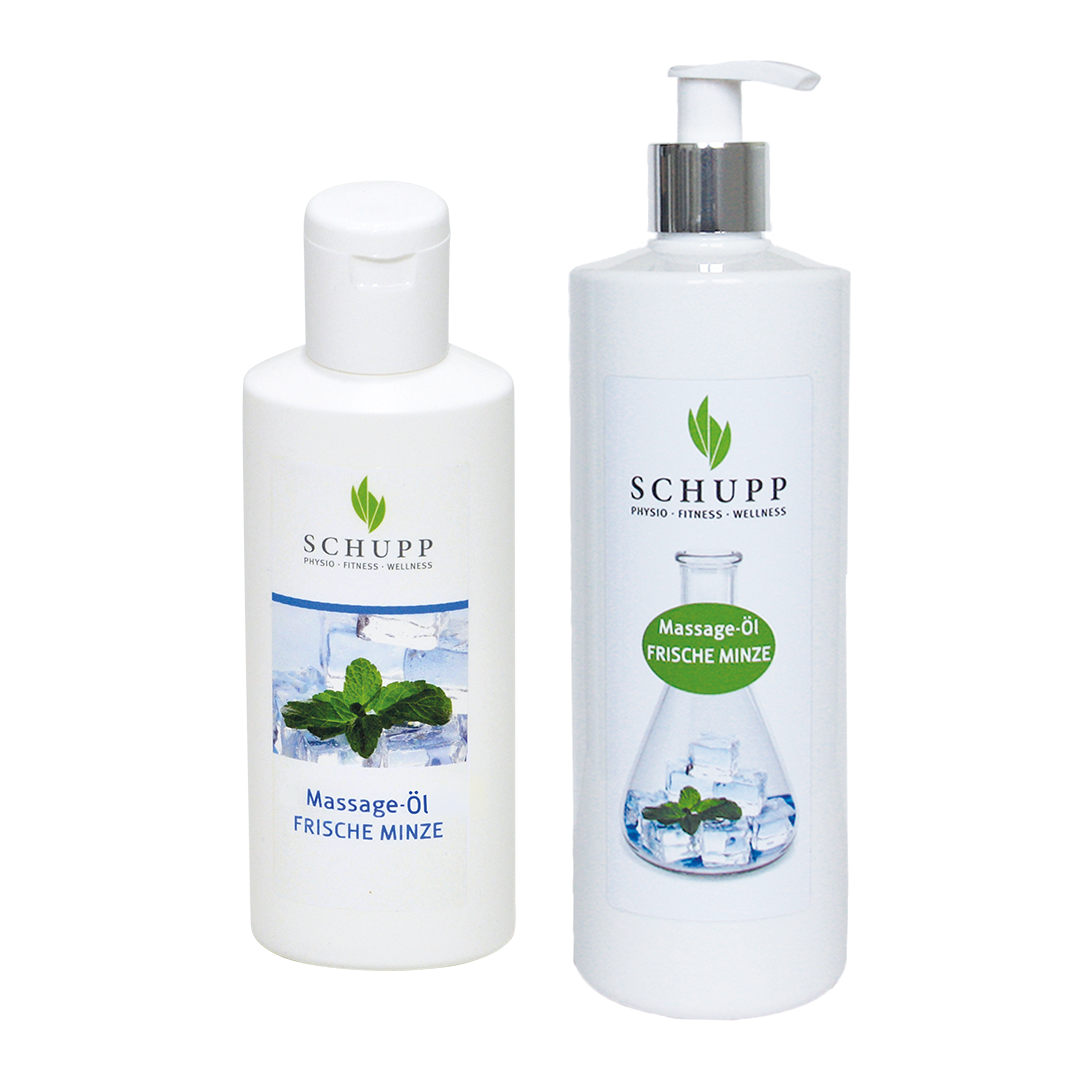 SCHUPP Massageöl Frische Minze 0,5 l  SCHUPP Massageöl Frische Minze 0,5 l