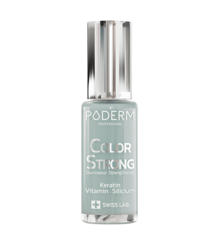 PODERM PFLEGELACK Nagelhärter Color Strong, 8 ml, Soft Sage 473