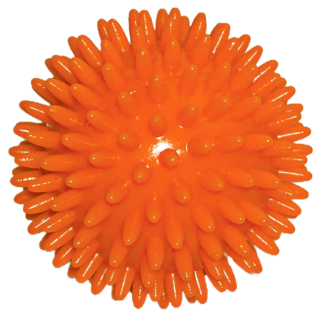 Igel-Massage Hand- und Fußball orange, Ø 6 cm