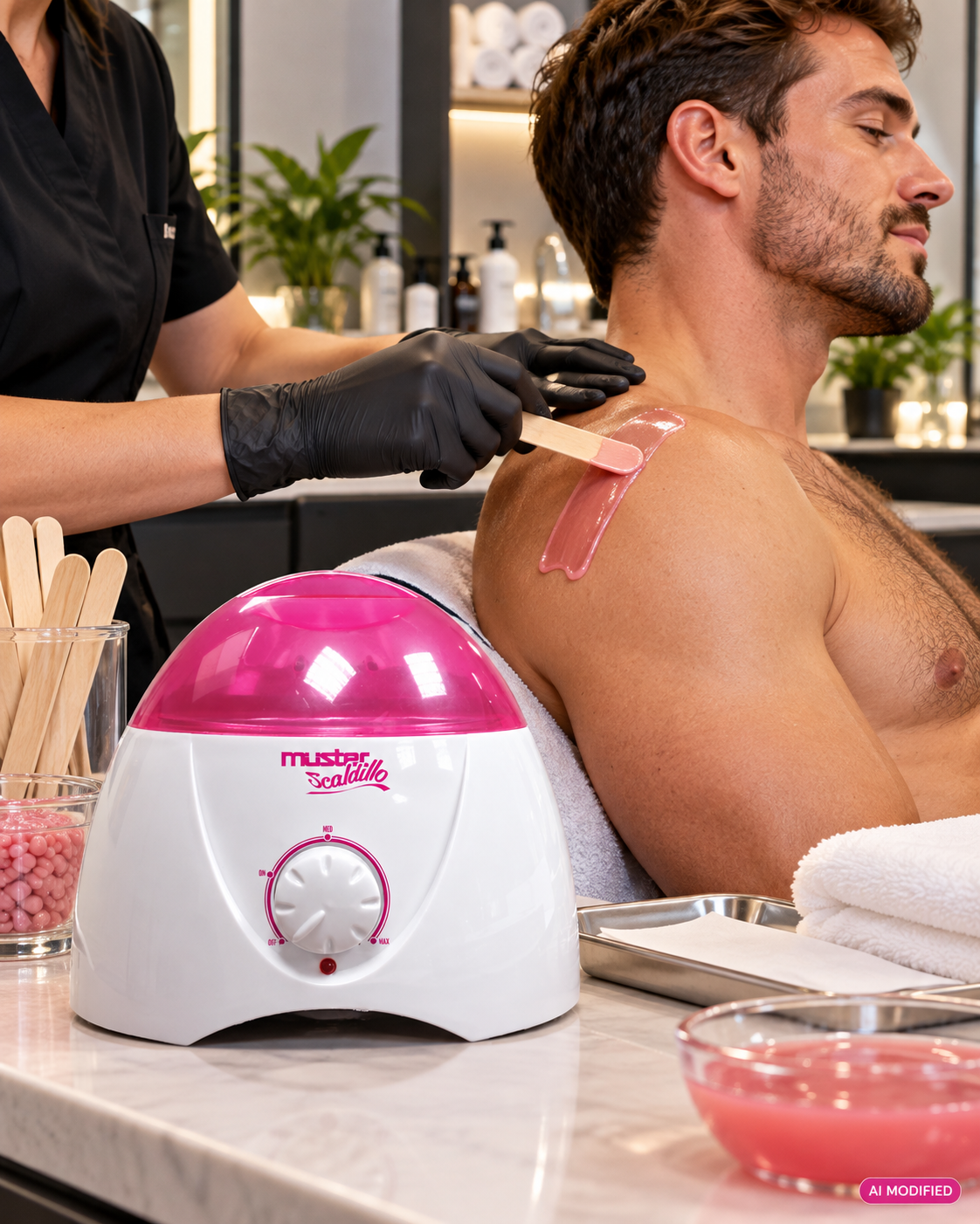Wachserhitzer PROFESSIONAL mit Temperaturregelung für 400 ml Dosen