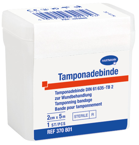 HARTMANN Tamponadebinde steril 5 m x 1 cm, 1 Dose HARTMANN Tamponadebinde steril 5 m x 1 cm, 1 Dose